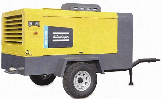 Compresor portátil amarillo XRHS666C Fuente de energía eléctrica para rendimiento industrial