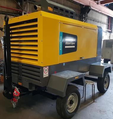 Compresor portátil XAHS750 12 Bar 21 M3/min Motor de Cummins