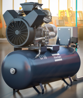 Compresor de aire de tornillo rotativo Atlas LT10 7.5Kw 50hz 68-83 dB(A)