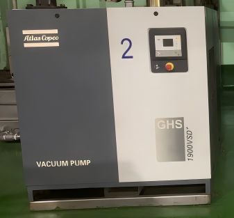 Bomba de vacío CA de grado industrial GHS 1900 VSD+ con volumen de aceite de 40 L y entrada de DN150