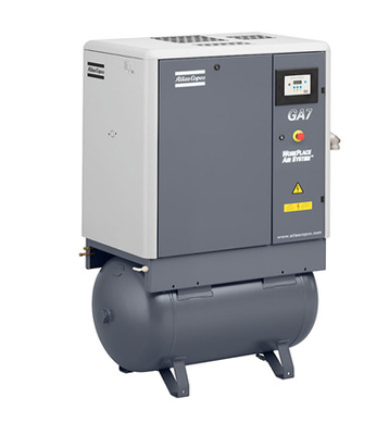Compresor de aire giratorio de tornillo de Atlas con inyección de aceite de 11 kW Ga+ Ga11+