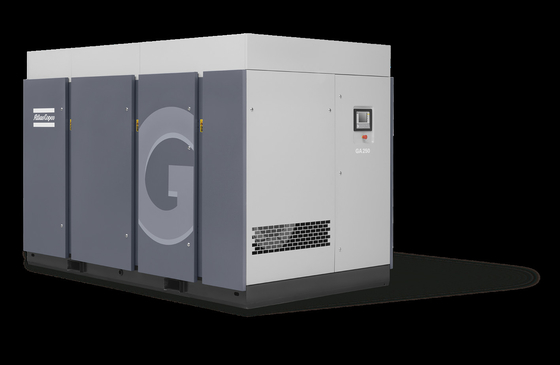 Compresor de aire de tornillo de Atlas con inyección de aceite de 160kw 50hz Serie Ga+ Ga160+
