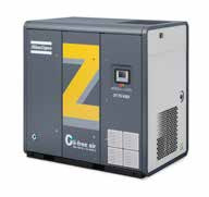 ZR55~750 Compresor de aire de tornillo Atlas libre de aceite con aprobación TUV