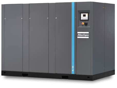 Tecnología inteligente de inyección de aceite y motor IE4/IE5 en el compresor de aire de tornillo Atlas de la serie GA110VSD++-GA315VSD+