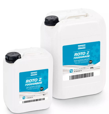 Lubricante de grado alimenticio para Roto aceite sintético inyectado rotativo Atlas compressor de aire de tornillo