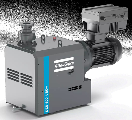 Actualización a bombas de vacío de garra seca DZS VSD+ de Atlas Copco para un menor consumo de energía