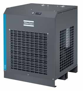 Controlador digital de secador Atlas Copco F6-400 con pantalla de punto de rocío de presión para una fácil monitorización