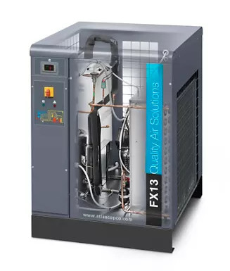Secador de aire comprimido refrigerado de 230 V para el tratamiento industrial del aire