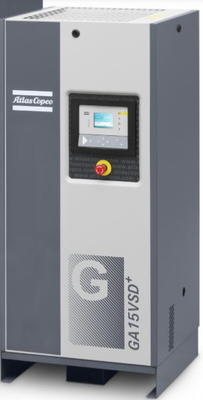 Compresor de aire de tornillo giratorio de 15 kW para Atlas VSD Plus