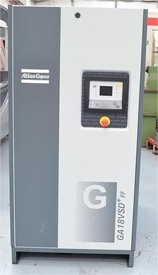 Atlas VSD Plus 18 KW Potencia del motor Construido en aleación de aluminio seco para los requisitos del cliente