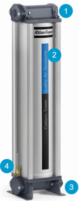 Los filtros de aire comprimido QDT 310 de Atlas Copco protegen sus sistemas y procesos