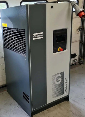 Compresor de aire de tornillo Atlas VSD Plus Ga22vsd+ Ahorro de energía