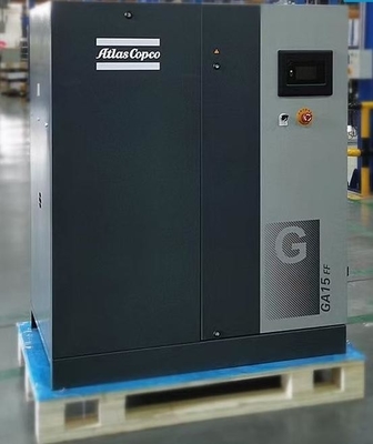 Atlas GA Serie GA15 Presión Compresores de aire de pistón 1.67-2.7 M3/min Construido en el secador de aire