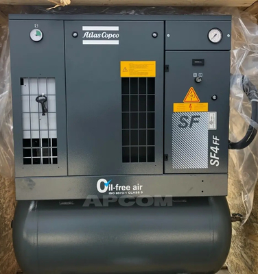 Compresor de aire de tornillo libre de aceite de accionamiento directo de 8 ~ 10 bar SF4
