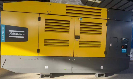 Normas de emisión GIV Compresor portátil X-AIR 1280-30 15/25/30 Bar para aplicaciones industriales y en el sitio