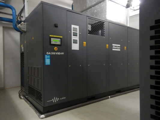 Certificado CE y salida DN125 combinación perfecta en la serie GA GA315VSD de Atlas