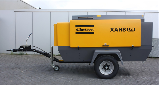 Compresor portátil de 90 kW XAHS186E+ FAD 11 M3/min Nivel de compresión 1 para aplicaciones de trabajo pesado