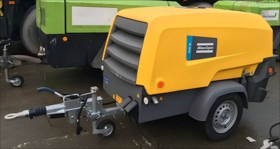 Compresor portátil amarillo XAS 78KD  Nivel de compresión Diseño ligero y portátil