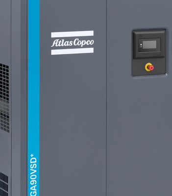 Ga90 Compresor de aire con inyección de aceite rotativo Atlas compressor de aire de tornillo