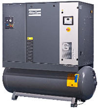 Compresor de aire de tornillo de Atlas con inyección de aceite Económico 22kw G22