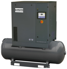 Compresor de aire de tornillo Atlas Serie G Compacto Económico G15 15kw