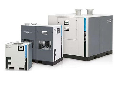 F400 Secadores de aire comprimido con refrigerante 4200W Atlas Capacidad de entrada 400l/s