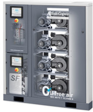 AQ-37 VSD Compresor de aire de tornillo Atlas libre de aceite 37kw con inyección de agua