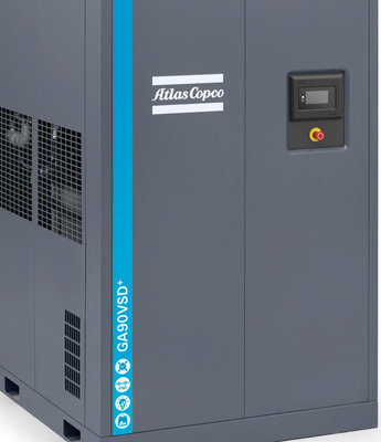 Compresor de aire de tornillo Atlas GA75VSD+ FF 75kw Construido en el secador