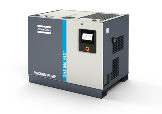 Bomba de vacío GHS 900 VSD+ con presión final de 0,35 mbar y salida BSP de 2 1/2